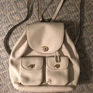 White Coach Backpack